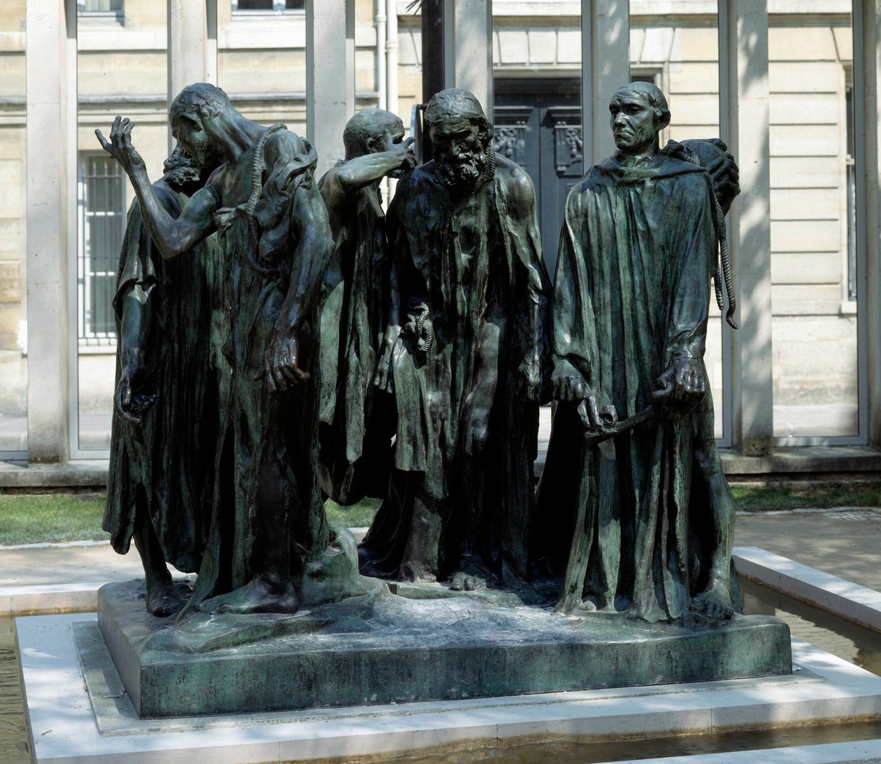 Pomník buržoazie z Calais Bronzová socha od Augusta Rodina (1840-1917) od Auguste Rodin