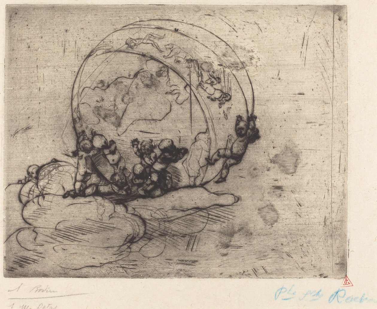 Les Amours Conduisant le Monde (Lásky ovládající svět) od Auguste Rodin