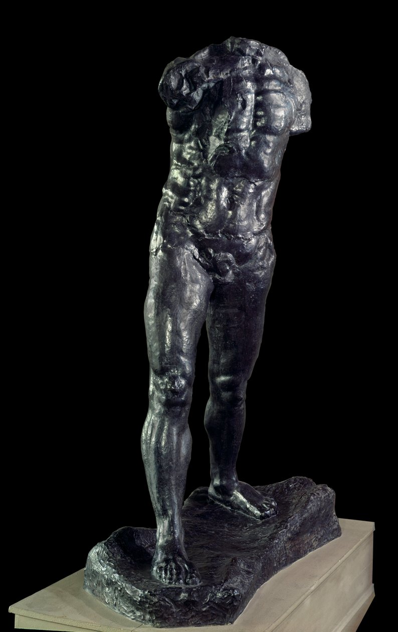 Bronzová socha The Walking Man od Augusta Rodina (1840-1917) 1905 Paříž, Musee Rodin. od Auguste Rodin