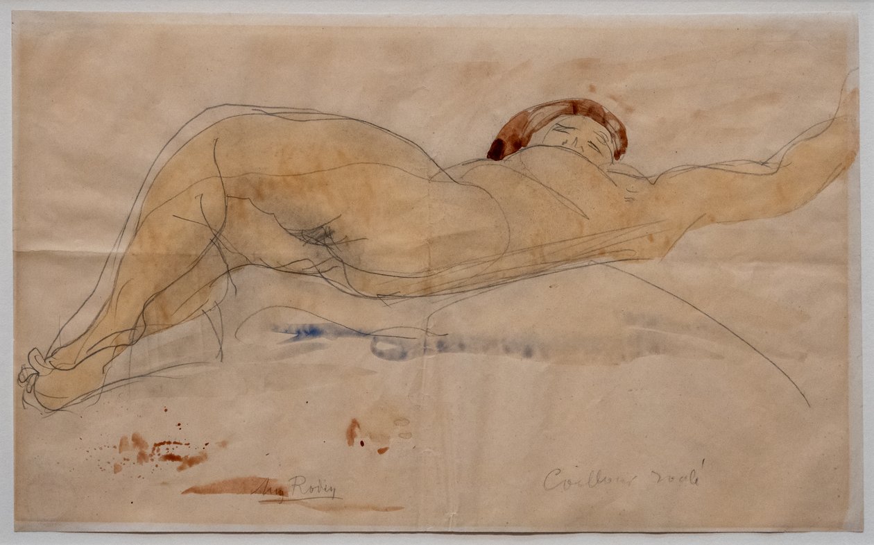 Ležící ženský akt od Auguste Rodin