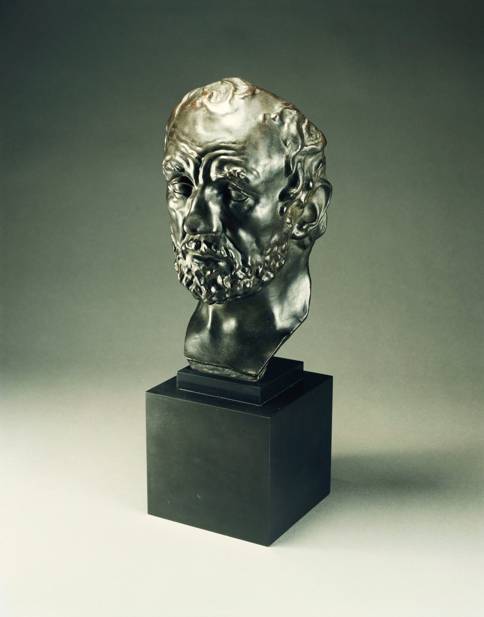 Muž se zlomeným nosem; Muž se zlomeným nosem, 1864 od Auguste Rodin