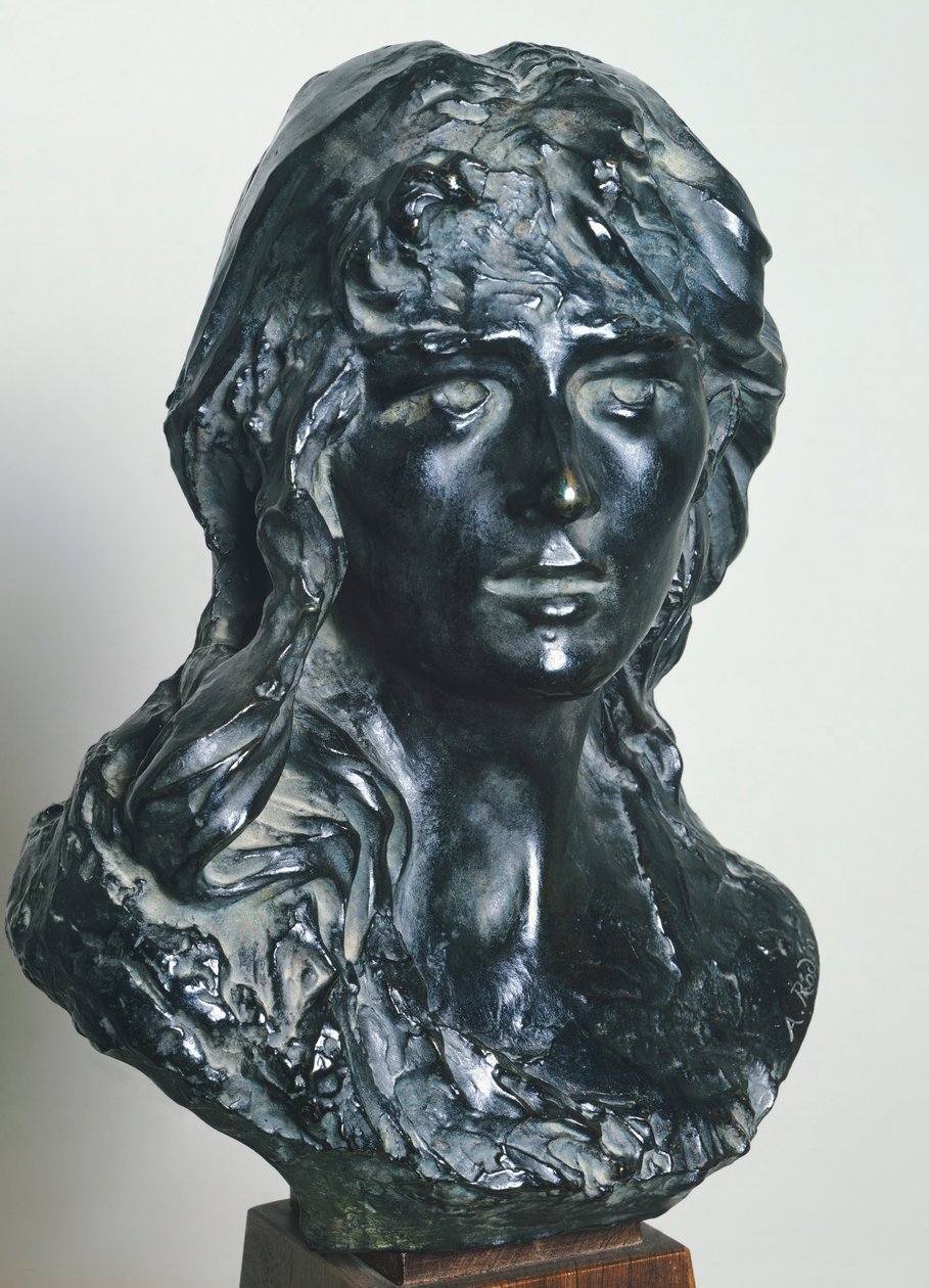 Mignon (Portrét Rose Beuret), od Auguste Rodin (1840-1917), portrét od Auguste Rodin