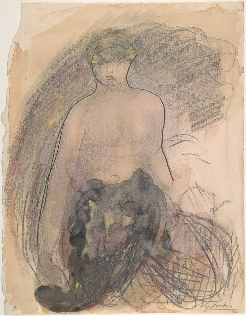 Nero, 1900-1910. od Auguste Rodin