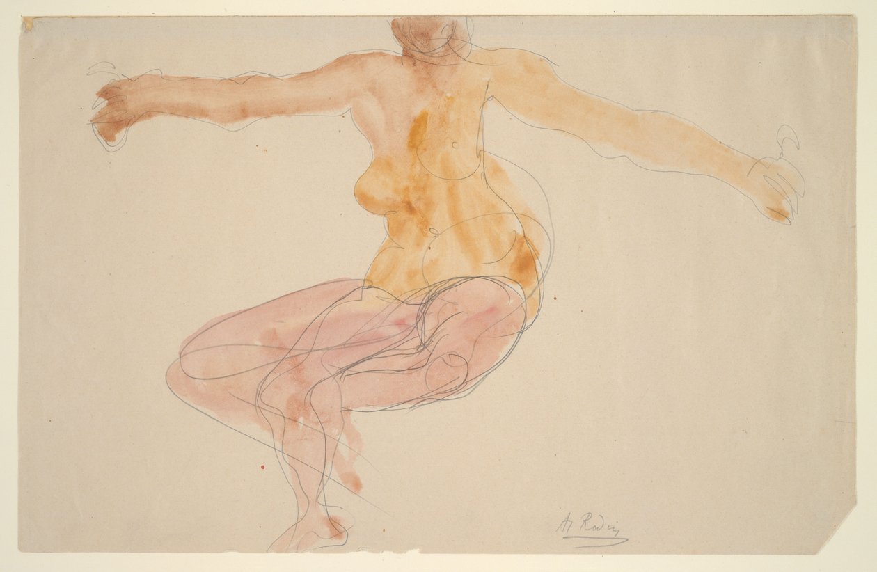 Nahý tanec od Auguste Rodin
