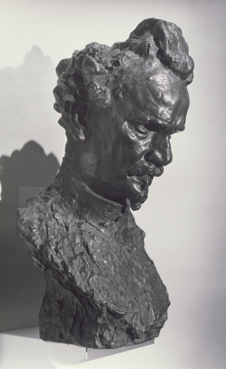 Portrétní busta Henriho Rocheforta (1830-1913), novináře a zakladatele novin 