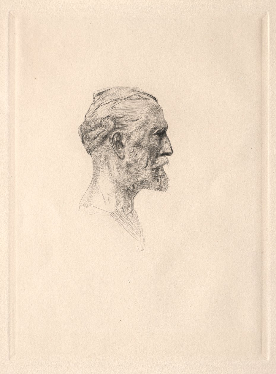 Portrét Antonína Prousta od Auguste Rodin