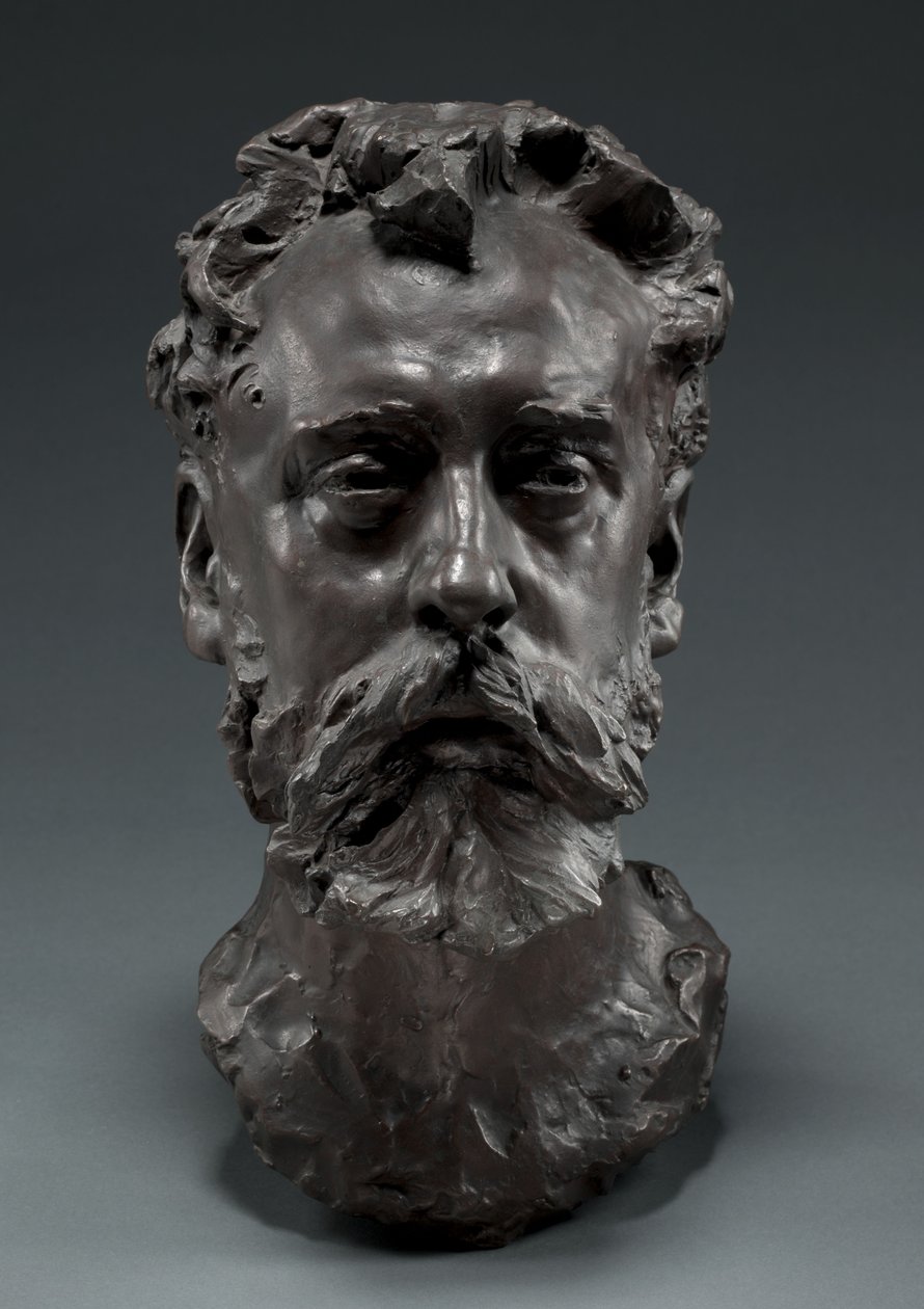 Portrét Williama E. Henleyho, 1882 od Auguste Rodin