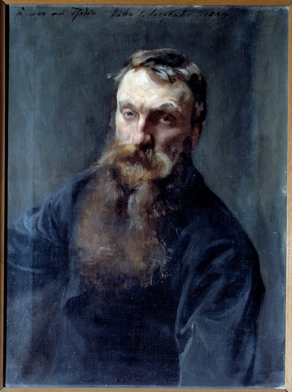 Portrét sochaře Auguste Rodina (1840-1917) Malba Johna Singera Sargenta (1856-1925) Paříž 19. století, Musee Rodin od Auguste Rodin