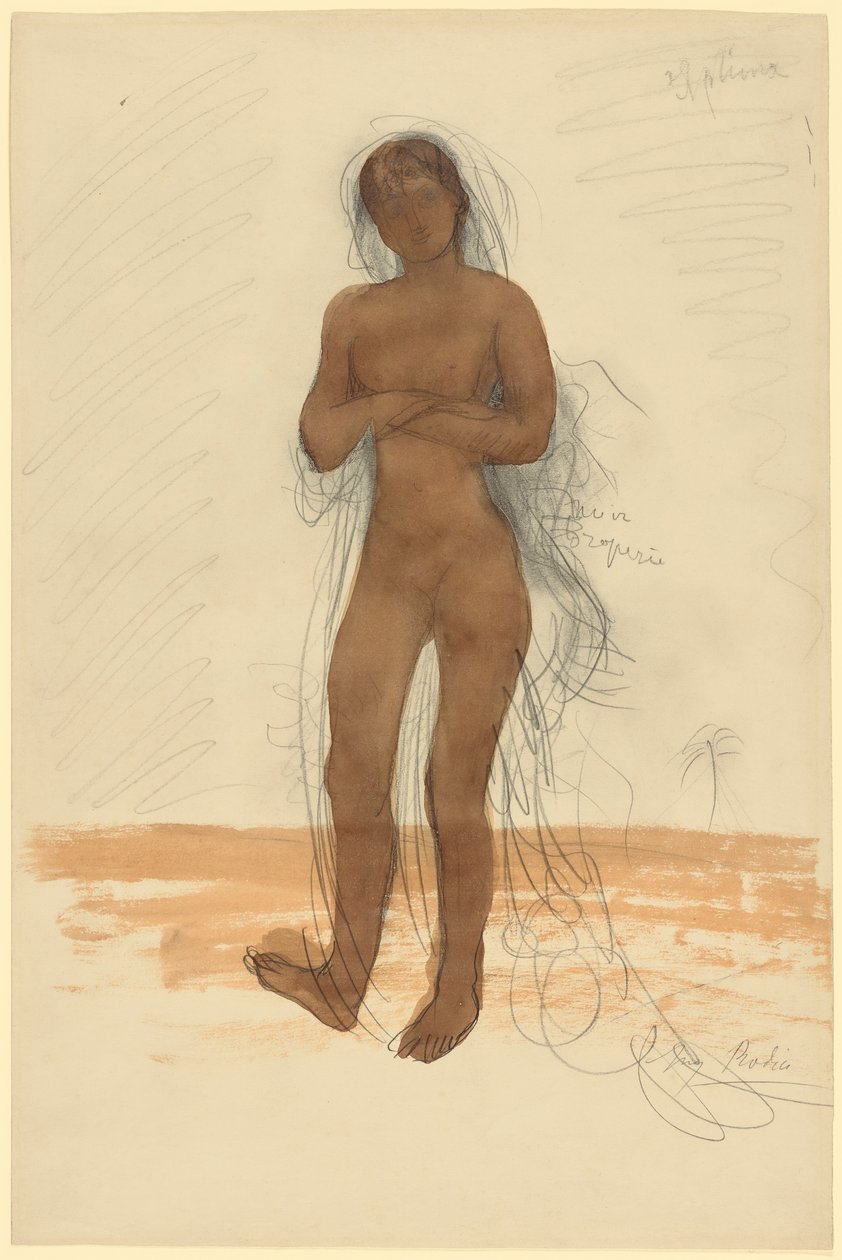 Sfinga, kolem 1898-1900 od Auguste Rodin