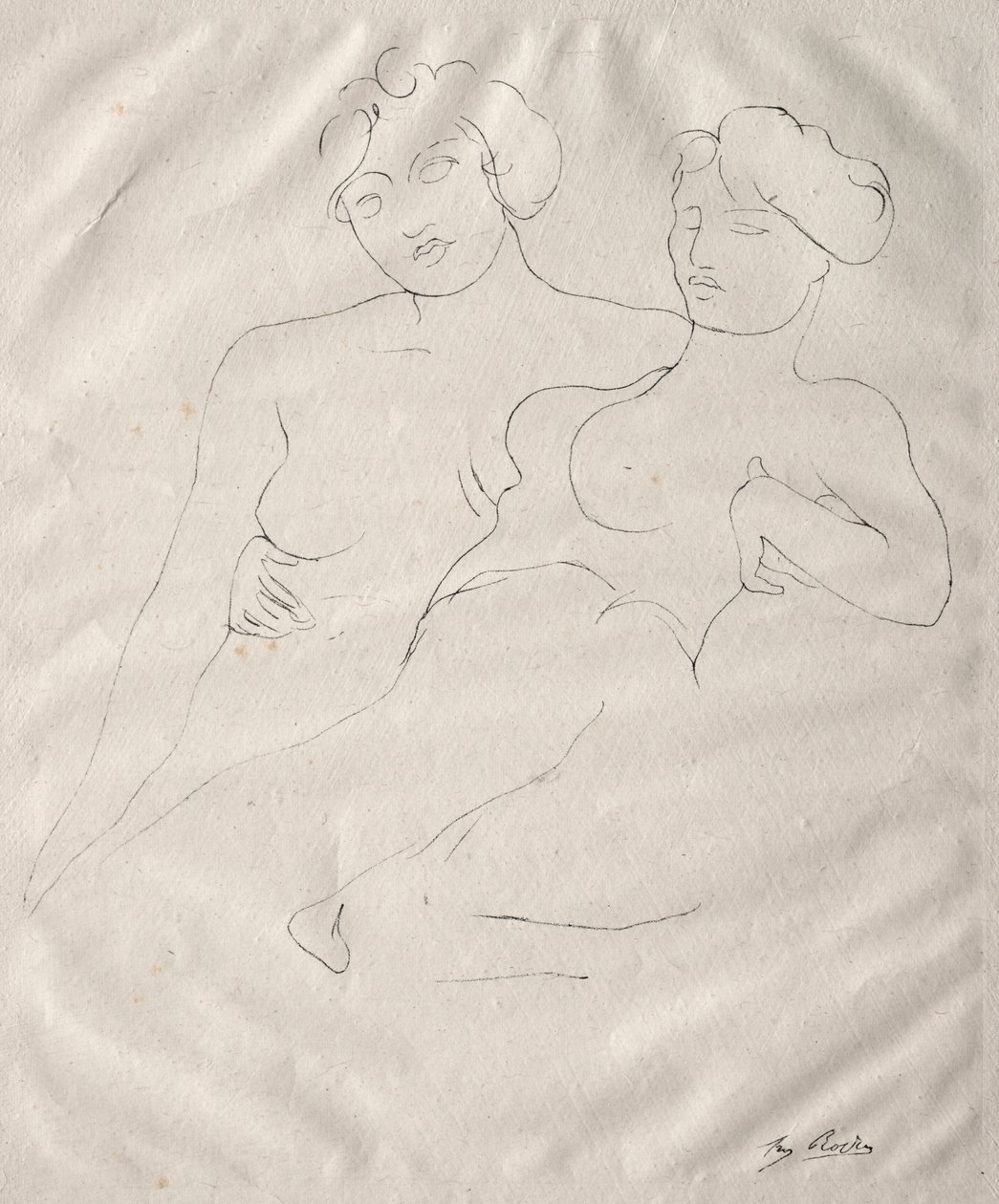 Dvě postavy od Auguste Rodin