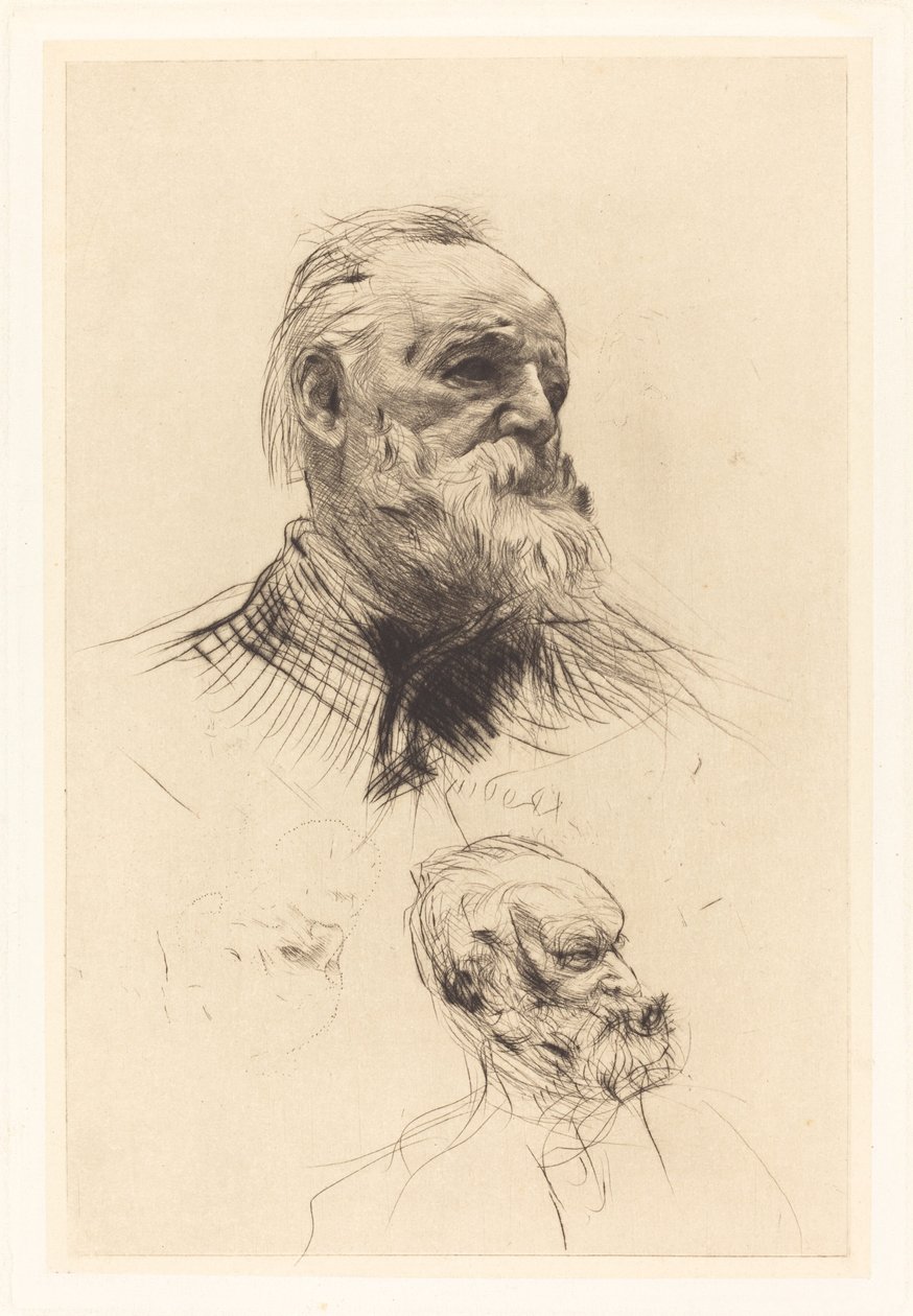 Victor Hugo, tři čtvrtiny od Auguste Rodin