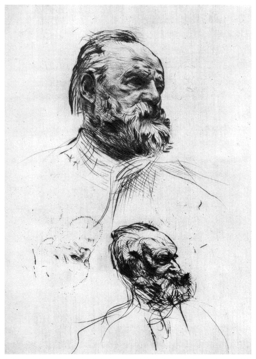 Victor Hugo, c1860-1910 1924 od Auguste Rodin