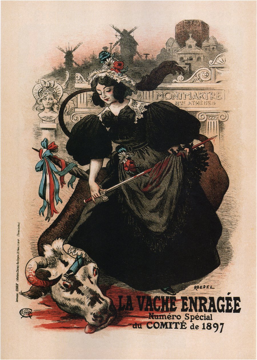 La Vache Enragee od Auguste Roedel