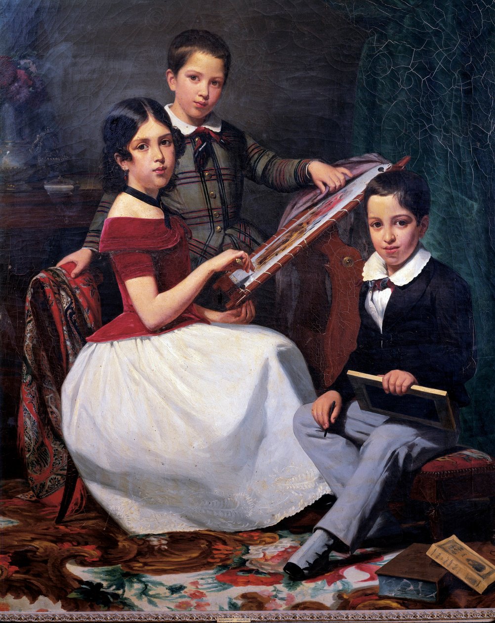 Děti radního Joaquina Torquata Alvese Ribeira od Auguste Roquemont