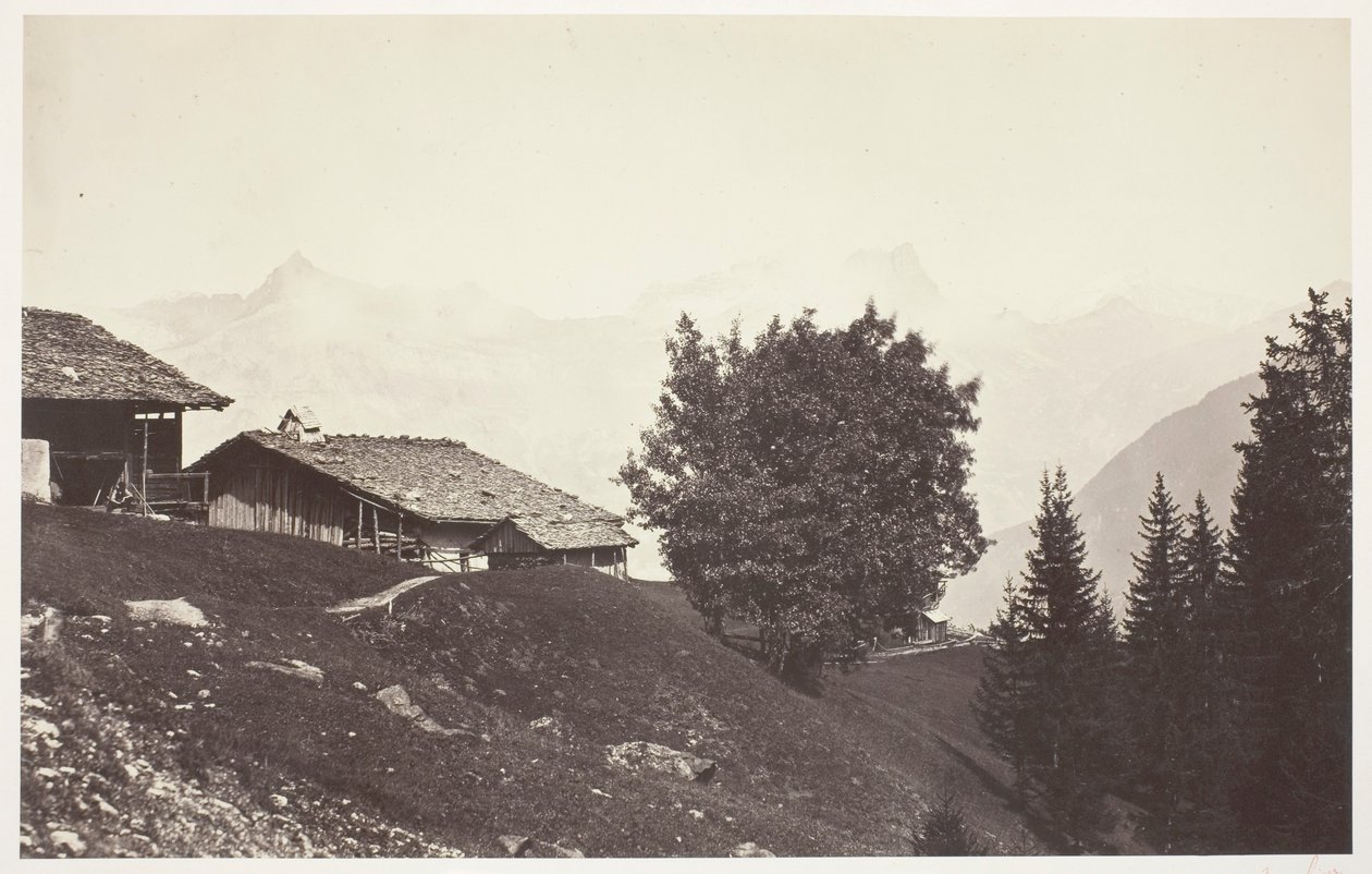 Savoie 47, Le Buet a skály Fis od Auguste Rosalie Bisson