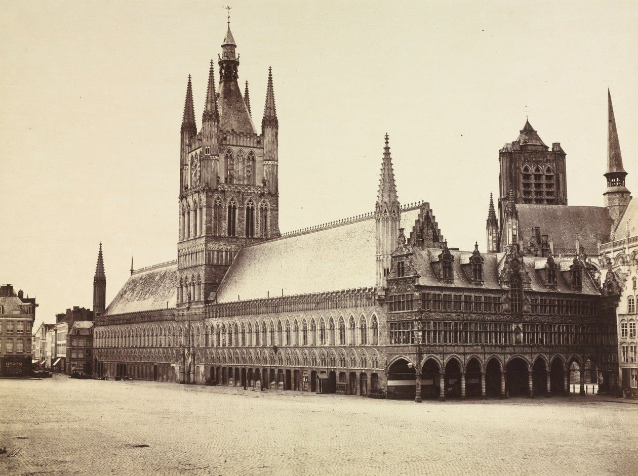 Ypres, Belgie, c. 1855-1862. od Auguste Rosalie Bisson