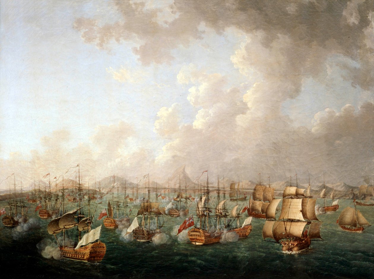 Bitva u Porto Praya, 16. dubna 1781, 1786 od Auguste Rossel De Cercy