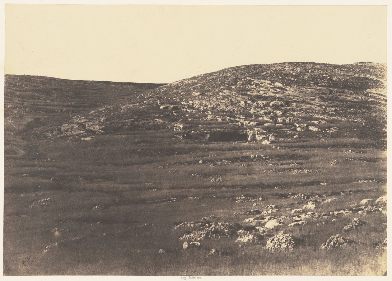 Jeruzalém. Židovský hrob tři míle severoseverozápadně od Jeruzaléma od Auguste Salzmann