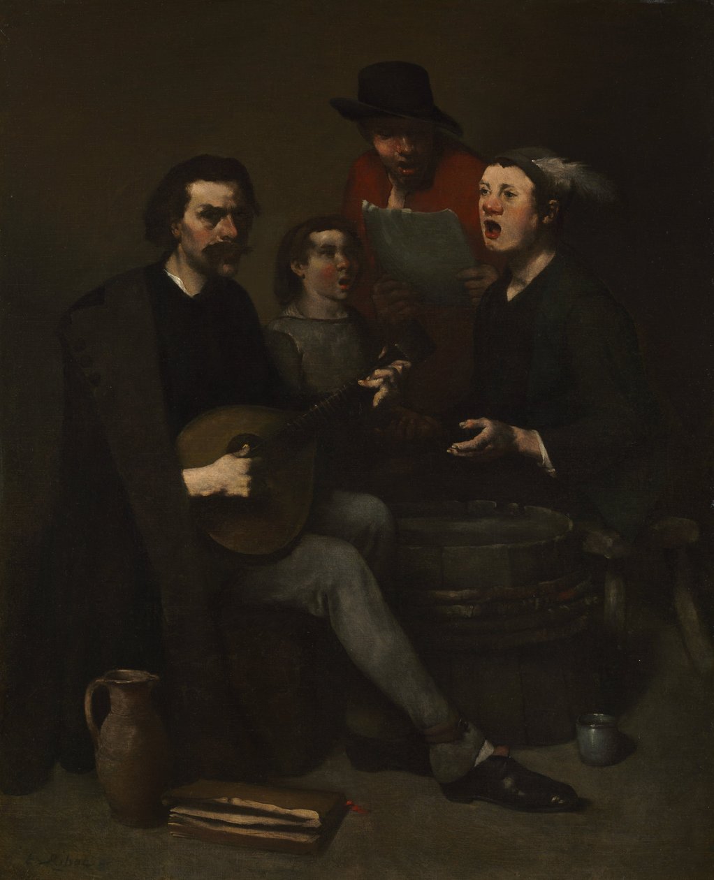 Zpěváci od Auguste Theodule Ribot
