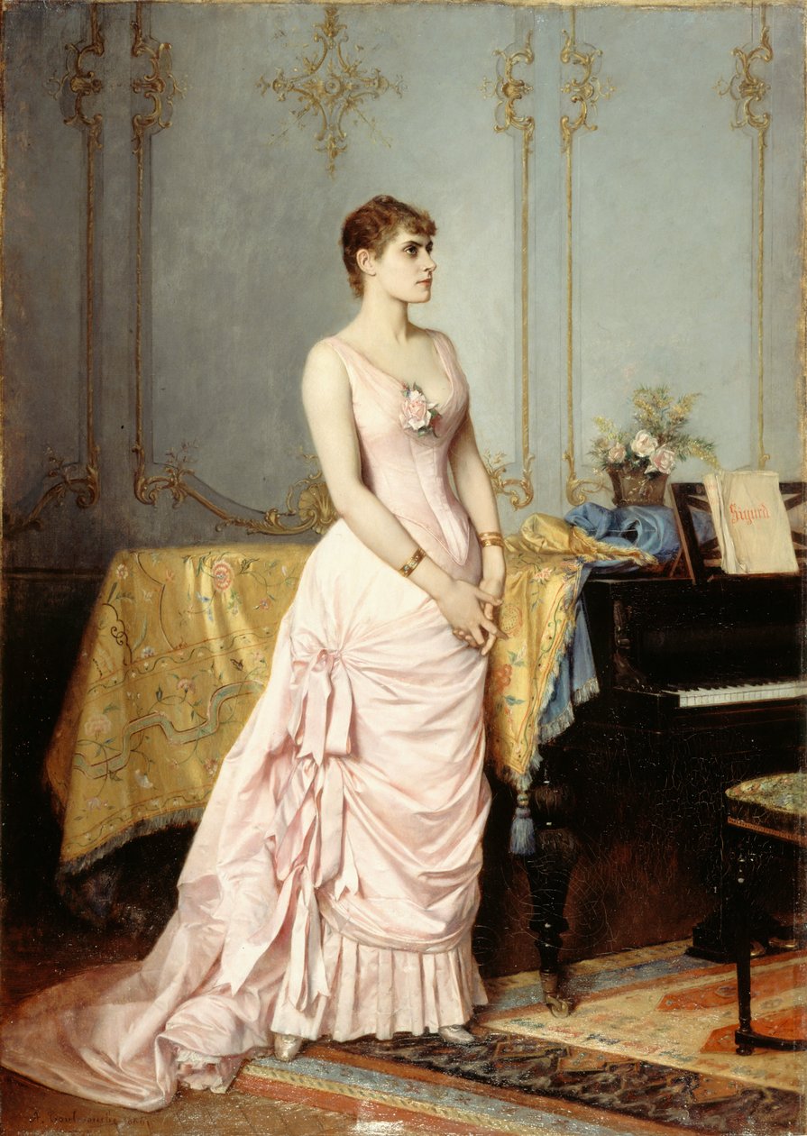 Portrét operní pěvkyně Rose Caronové 1857-1890, c. 1880. od Auguste Toulmouche