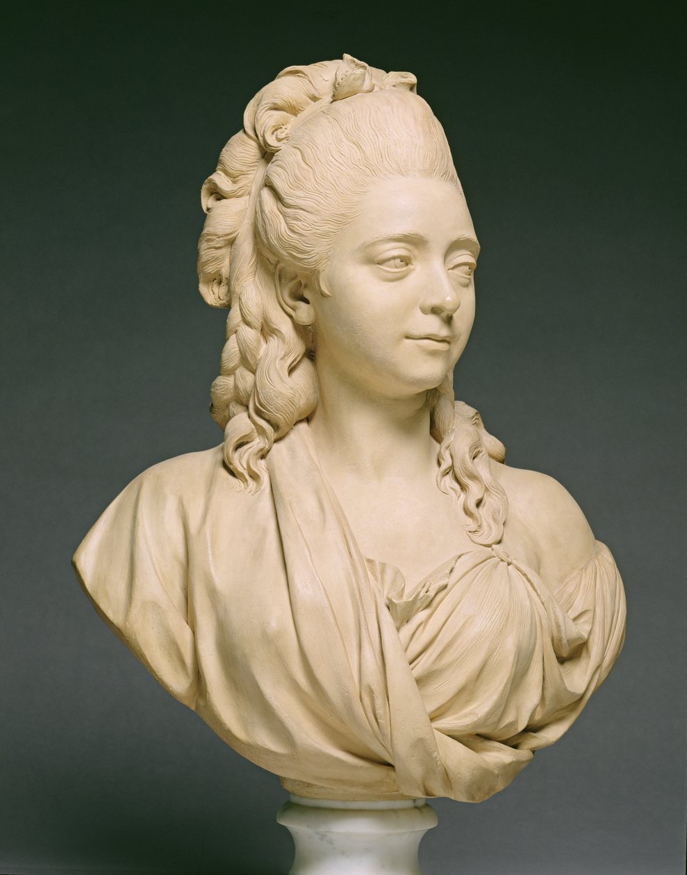 Madame Pajou, rozená Angelique Roumier, 1777 (terakota) od Augustin Pajou