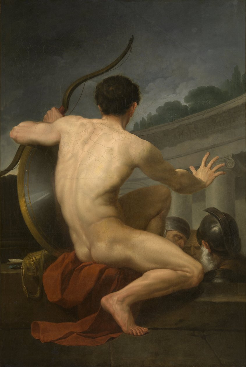 Nahý válečník / The Archer od Augustin van den Berghe