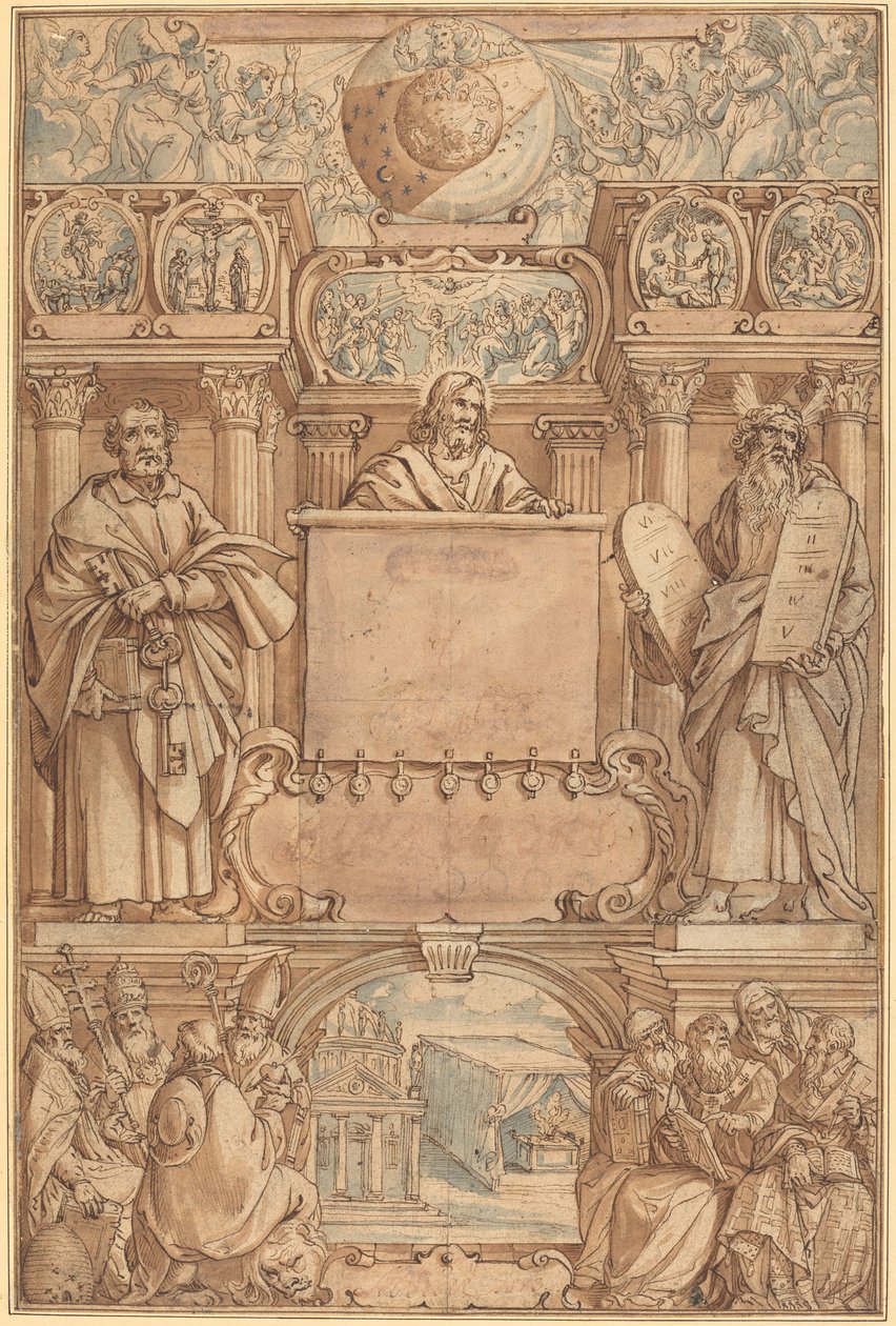 Titulní strana pro Bibli od Augustin Braun