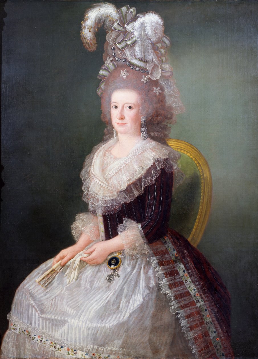 Portrét markýze de San Andres, kolem roku 1785 (olej na plátně) od Augustin Esteve