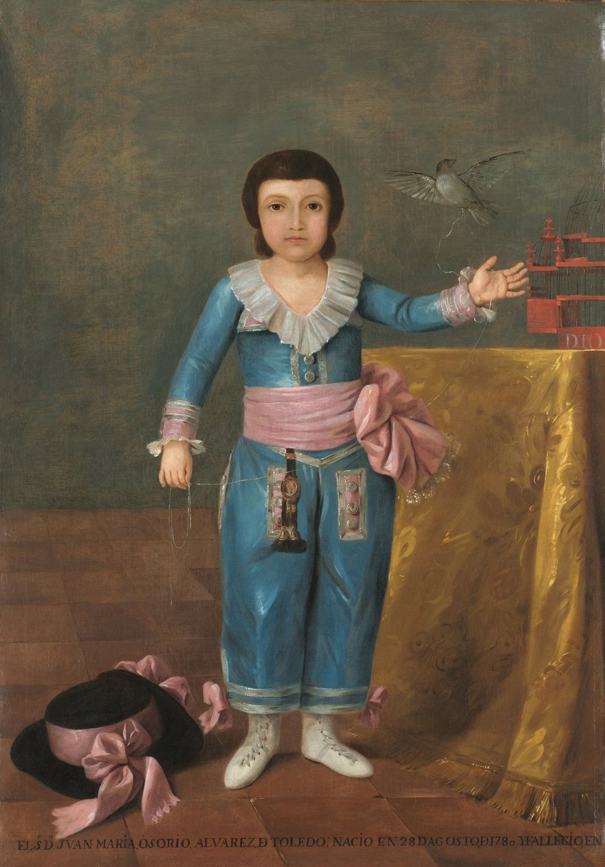 Portrét Juana Marii Osoria, asi 1786 (olej na plátně) od Augustin Esteve y Marques