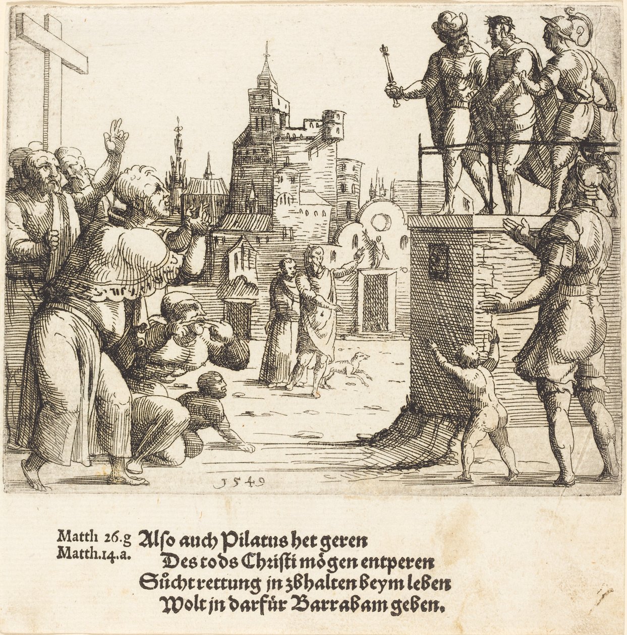 Hle muž, 1549 od Augustin Hirschvogel