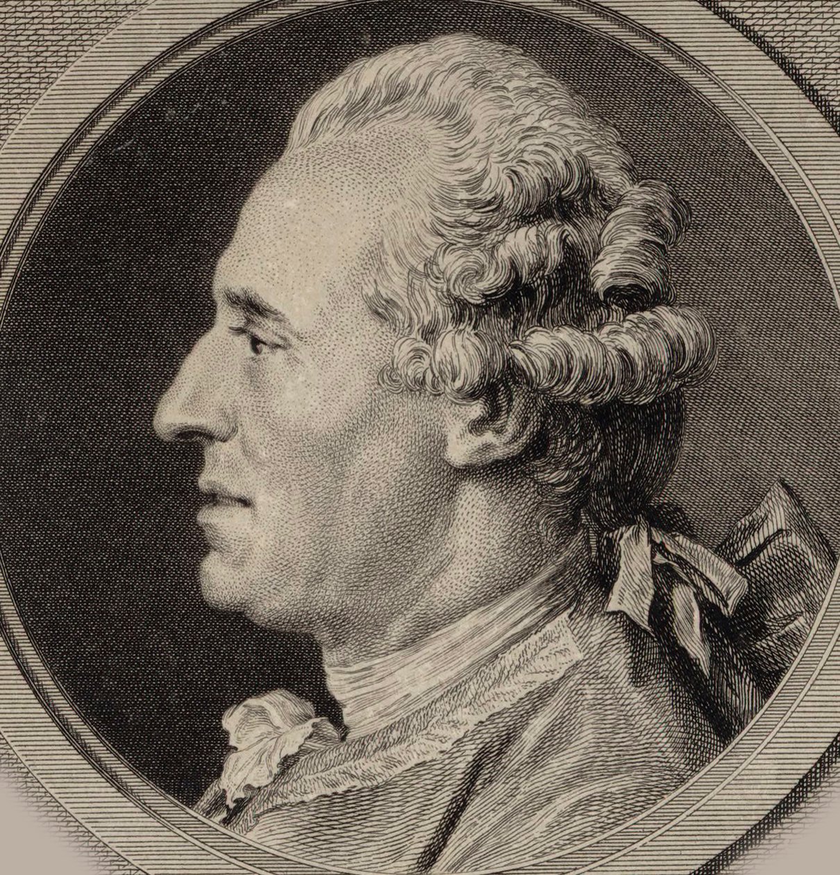 Portrét houslisty a skladatele Jeana Josepha Cassanéa de Mondonville 1711-1772, 1768. od Augustin Saint Aubin de