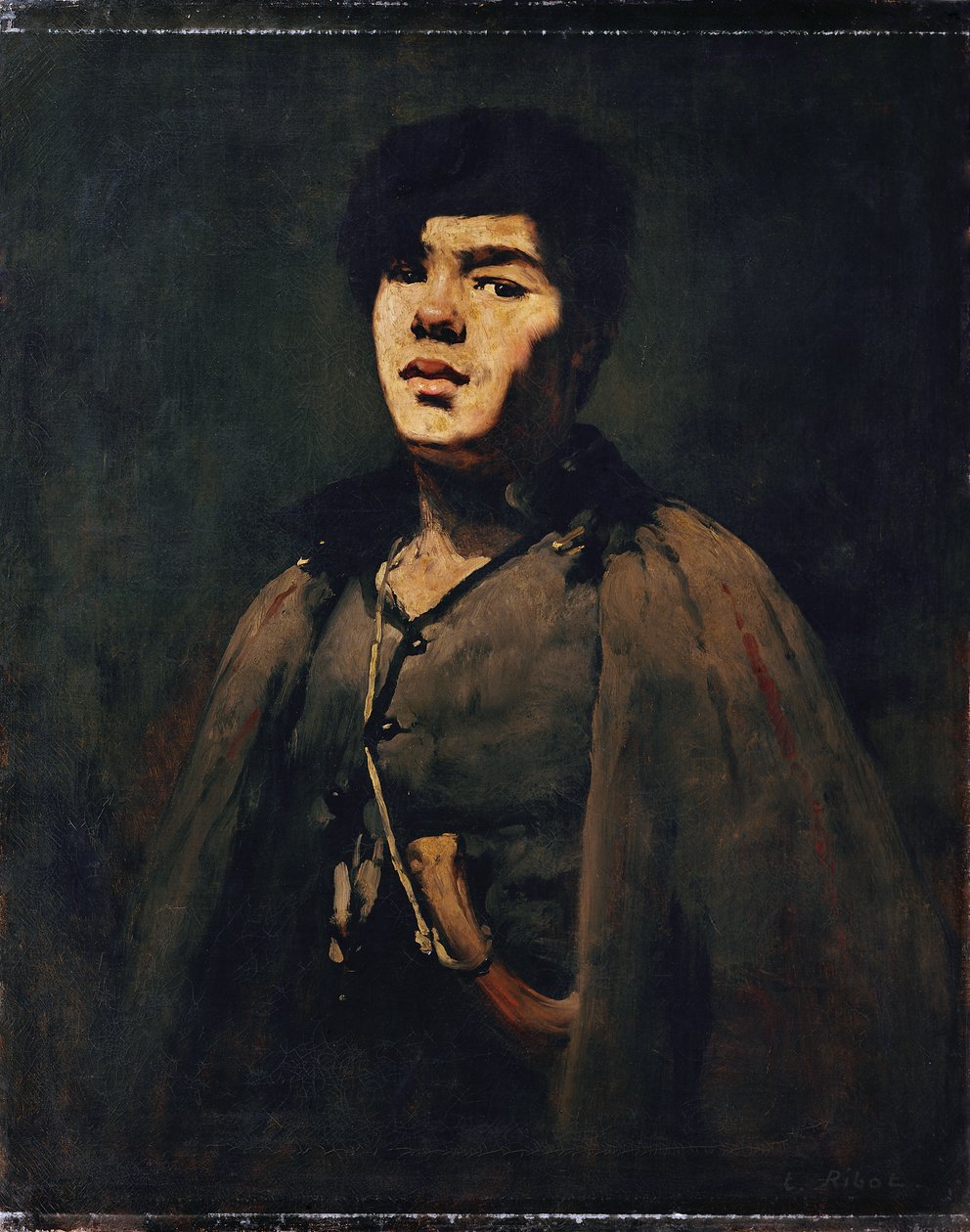 Mladý ovčák od Augustin Théodule Ribot