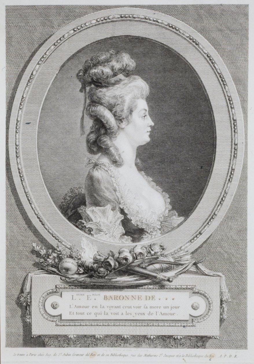 Louise Emilie: baronka d’Andlau od Augustin de Saint-Aubin