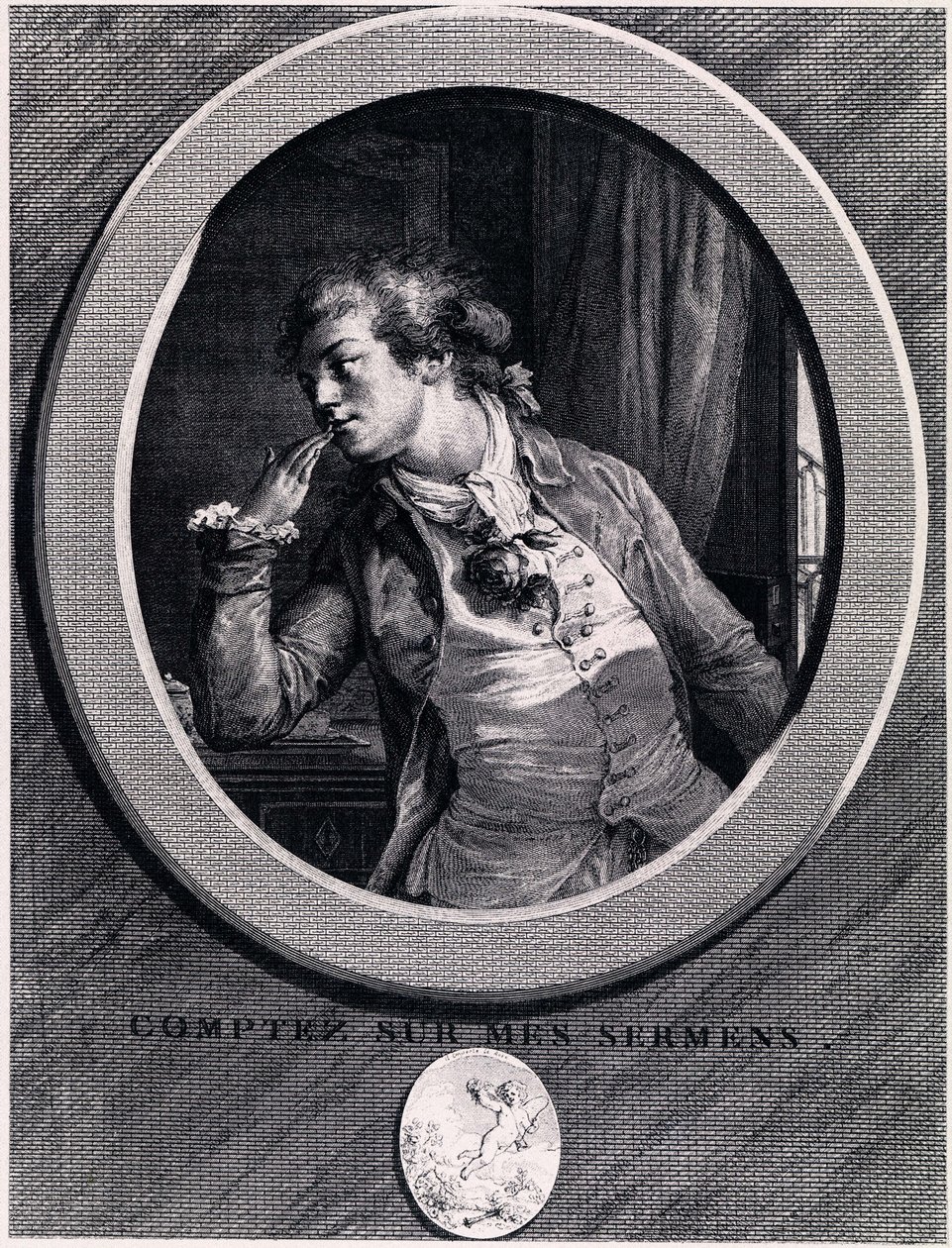 Počítejte s mými přísahami!, 1789 od Augustin de Saint Aubin