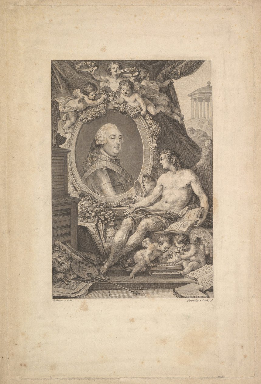 Portrét Louis-Philippe, vévoda z Orleans, 1778. od Augustin de Saint Aubin