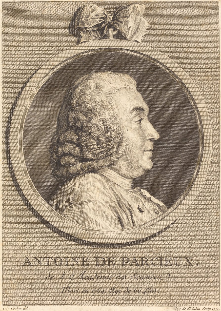 Antoine DeParcieux od Augustin de Saint Aubin after Charles Nicolas Cochin I