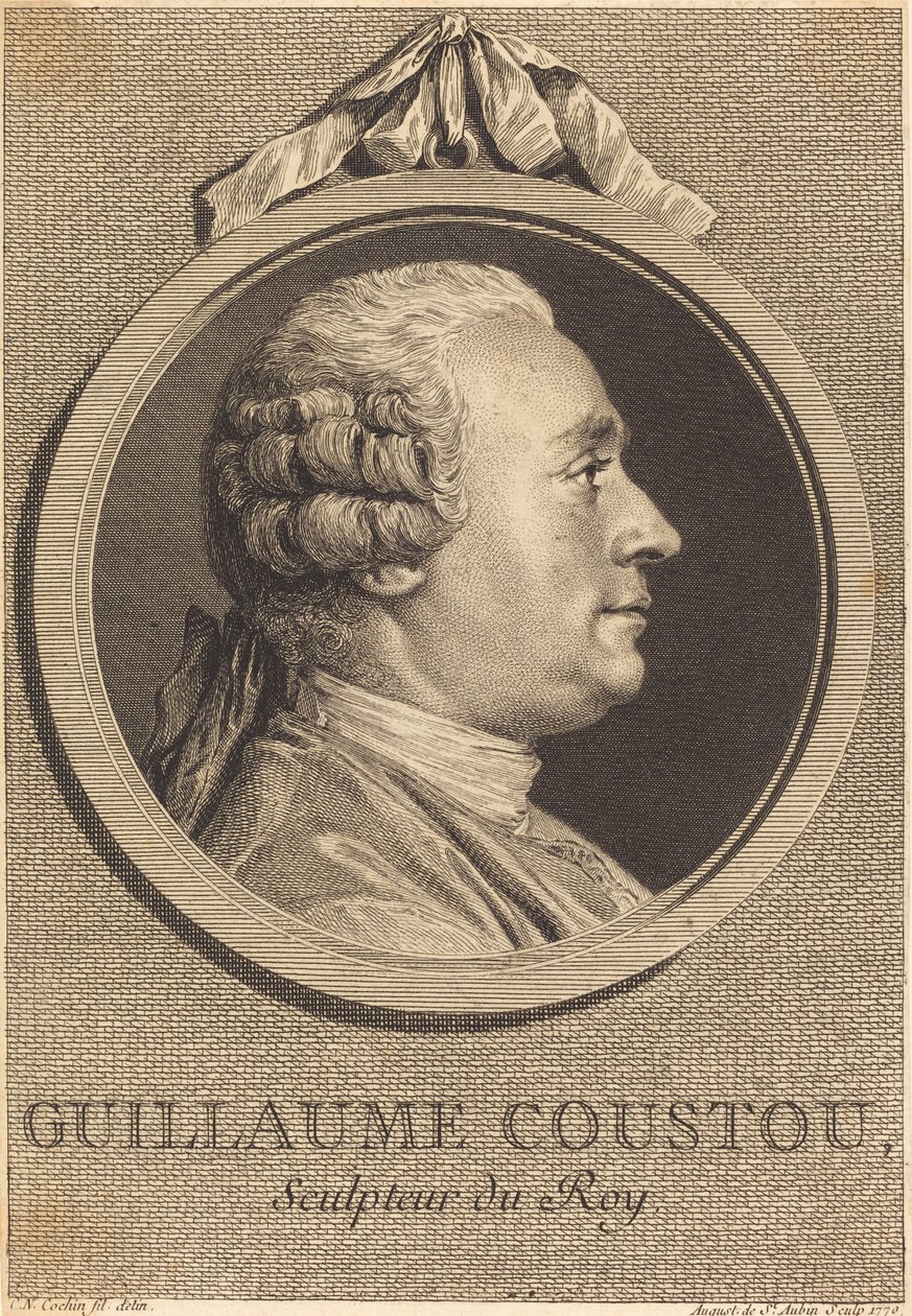 Guillaume Coustou od Augustin de Saint Aubin after Charles Nicolas Cochin II