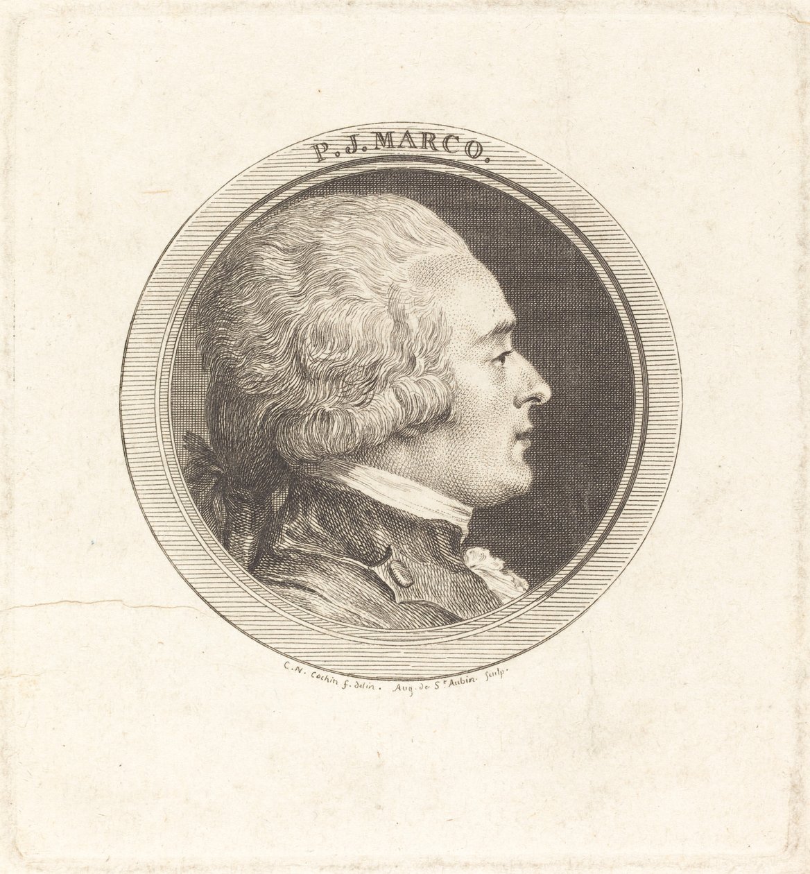 PJ Marco od Augustin de Saint Aubin after Charles Nicolas Cochin II