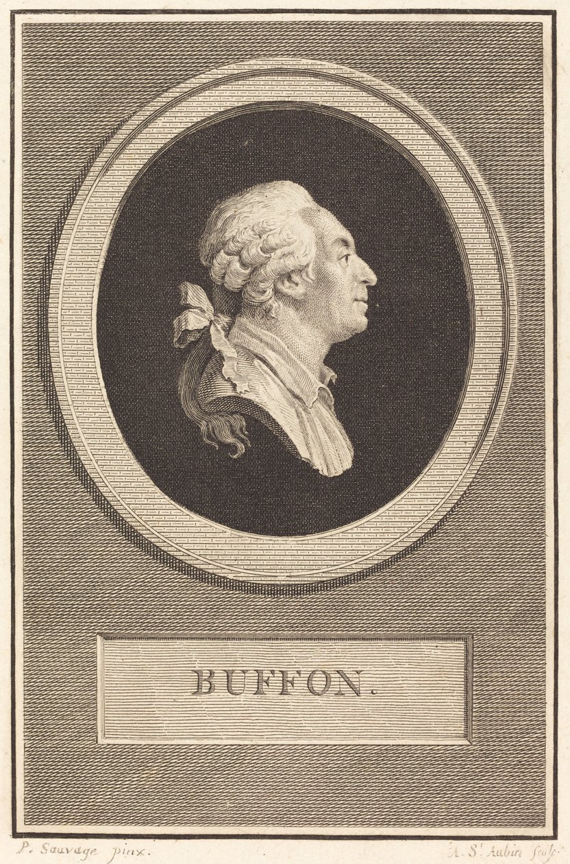 Buffon od Augustin de Saint Aubin after Piat Joseph Sauvage