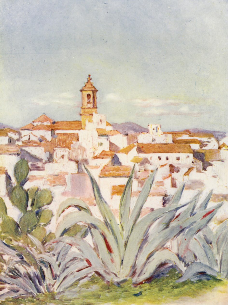 Algeciras (barevná litografie) od Augustine Fitzgerald