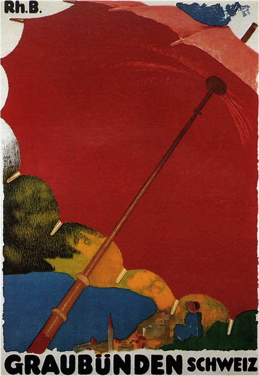 Graubünden, Švýcarsko, 1918 od Augusto Giacometti