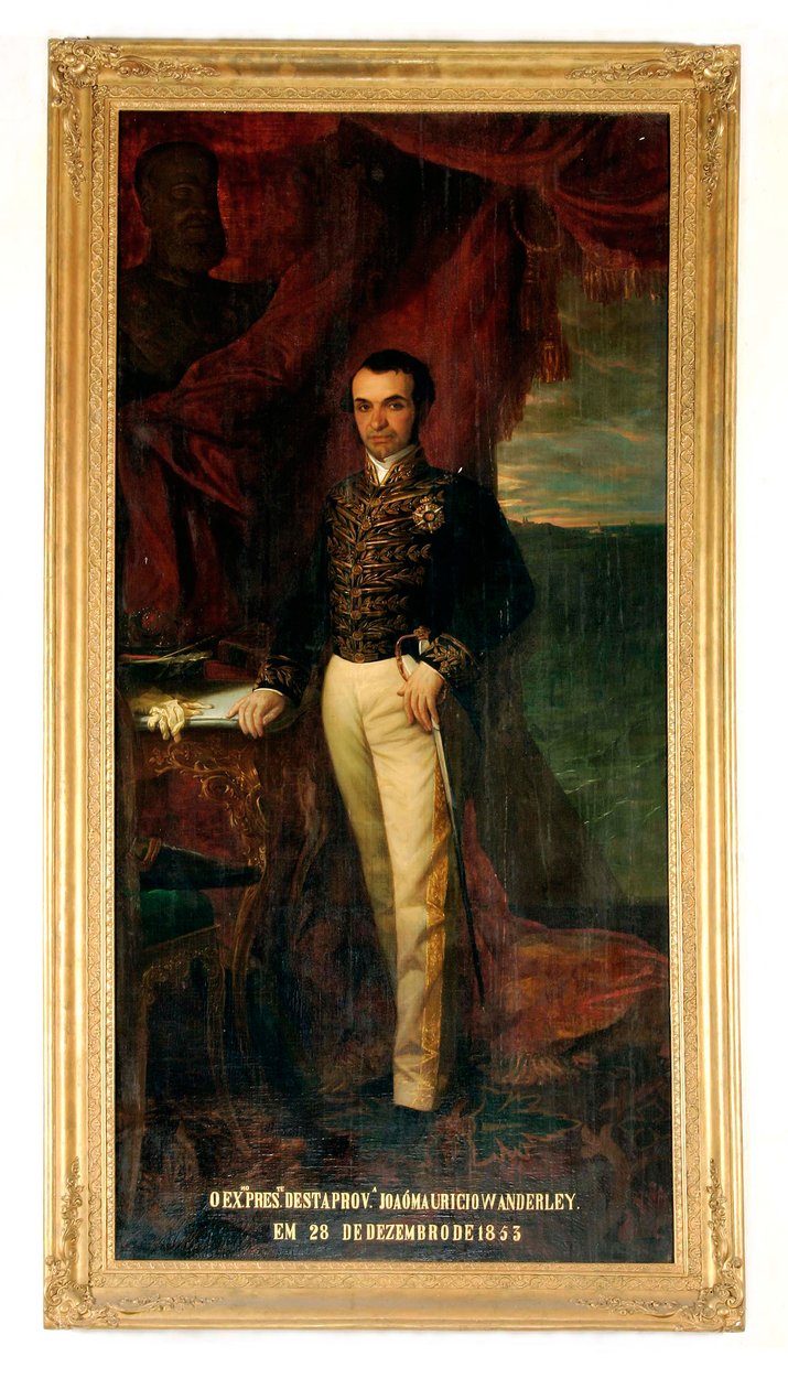 August Muller - João Maurício Wanderley - baron z Cotegipe (1853) od Augusto Muller