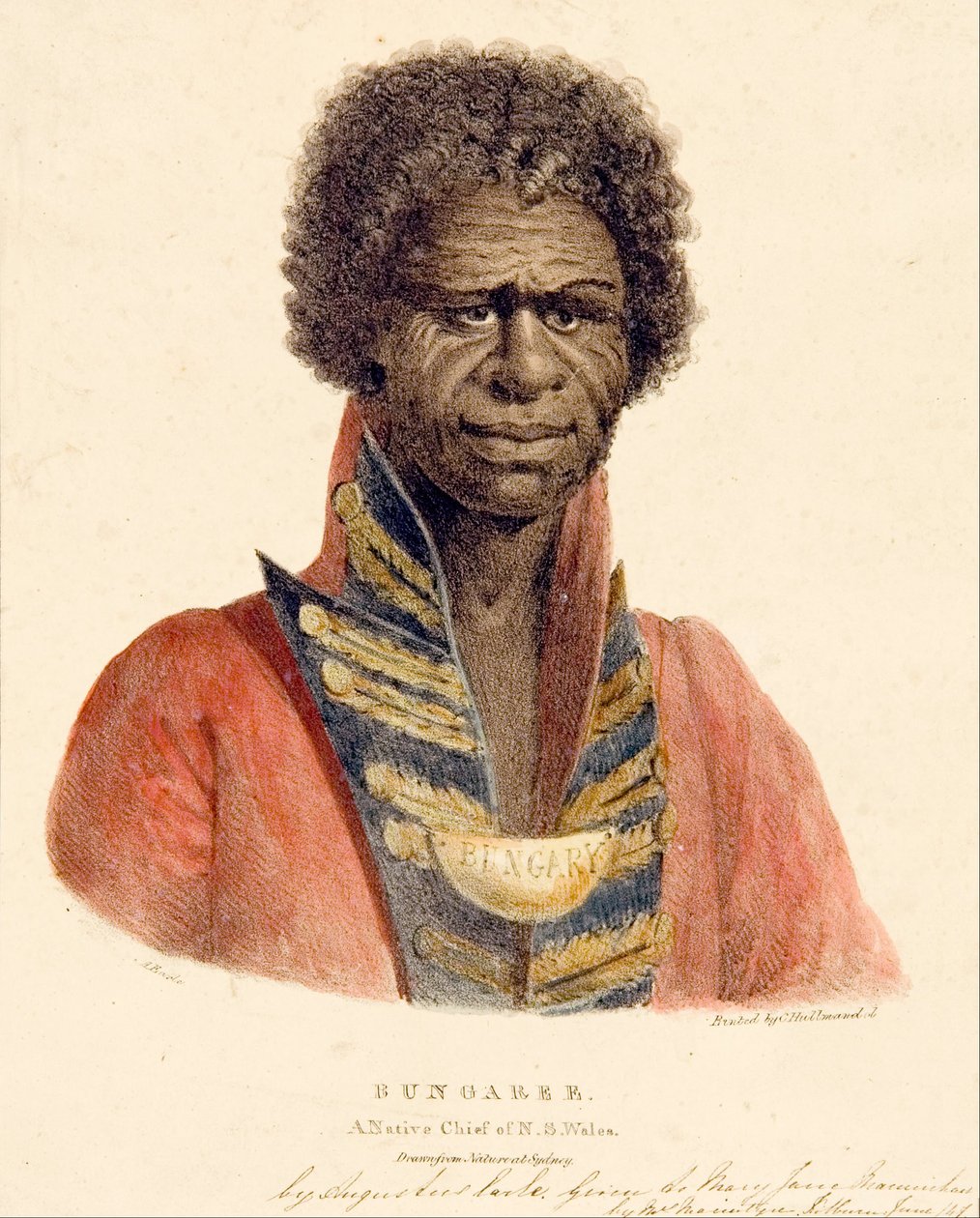Bungaree Native Chief of N. S. Wales od Augustus Earle