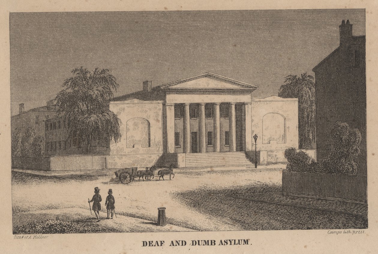 Deaf and Dumb Asylum, Philadelphia, Pennsylvania, c.1847 od Augustus Kollner