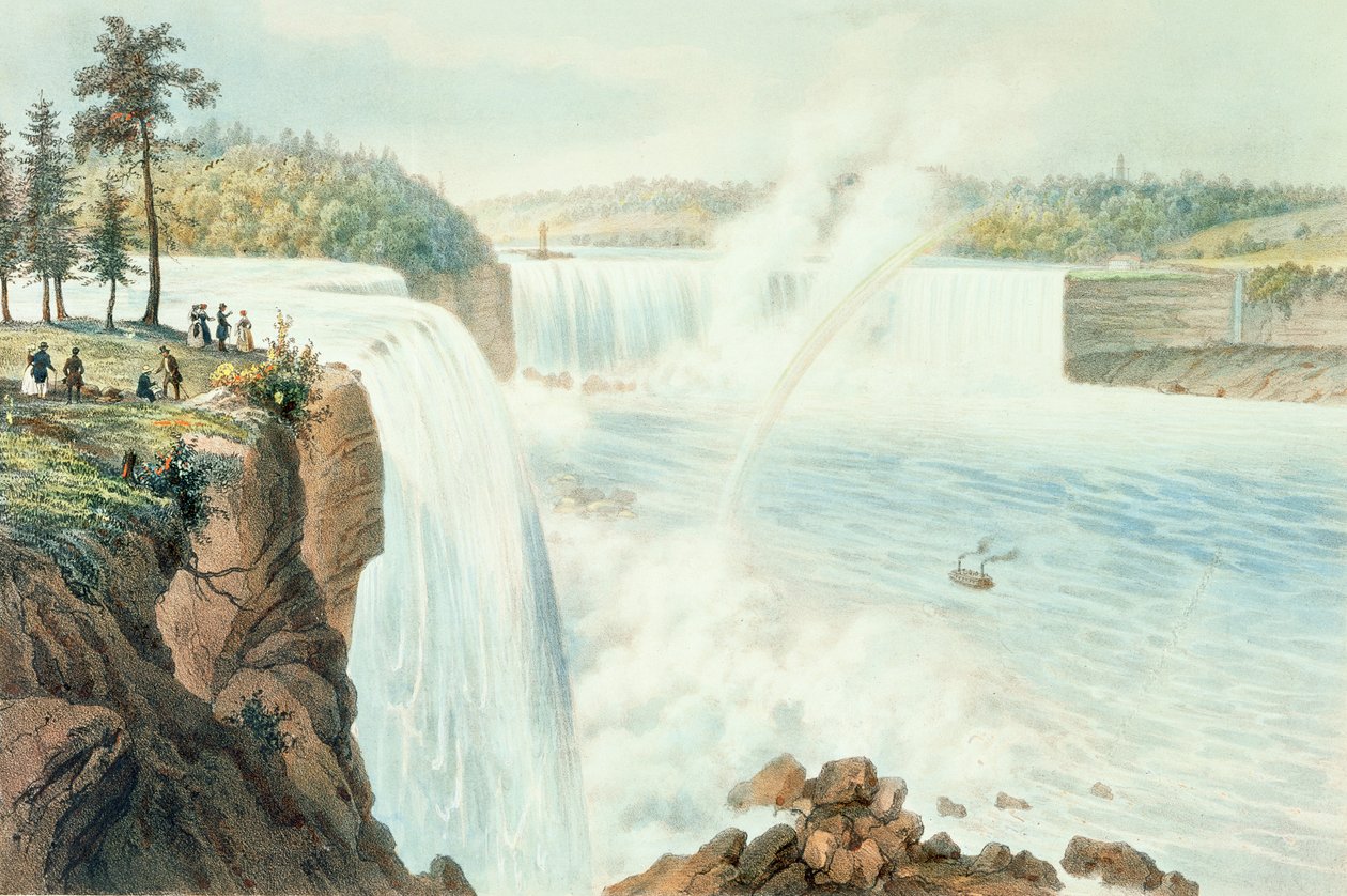 Vodopády Niagra od Augustus Kollner