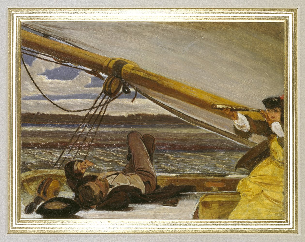 Outward Bound, 19. století od Augustus Leopold Egg