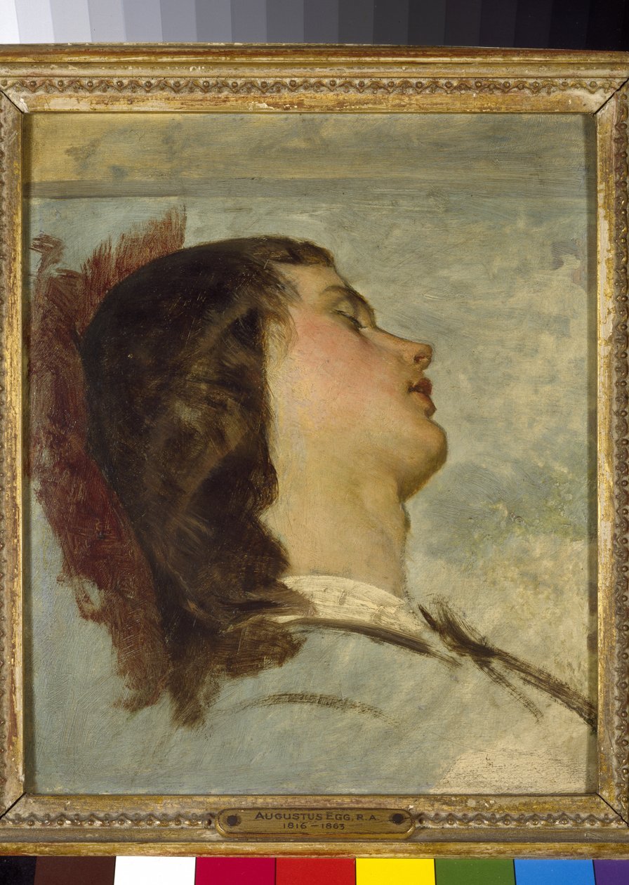 Přípravná studie pro Cestující společníky, c.1862 od Augustus Leopold Egg