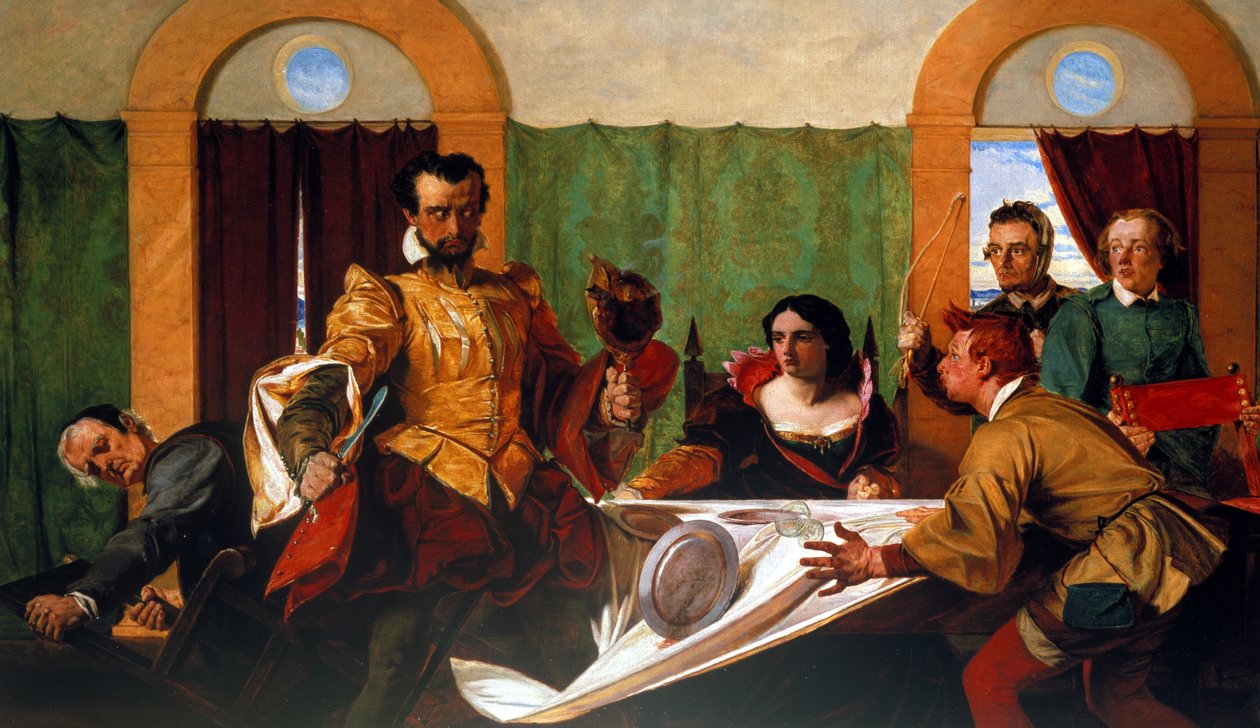 Zkrocení zlé ženy od Augustus Leopold Egg