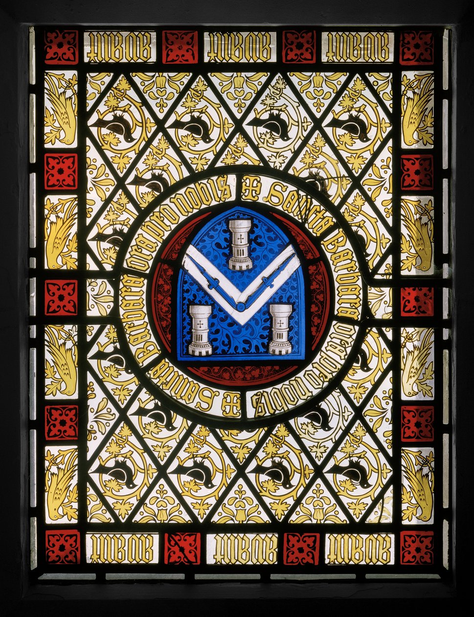 Okno přijímacího pokoje s nizozemským kruhem, kolem roku 1844 od Augustus Welby Northmore Pugin