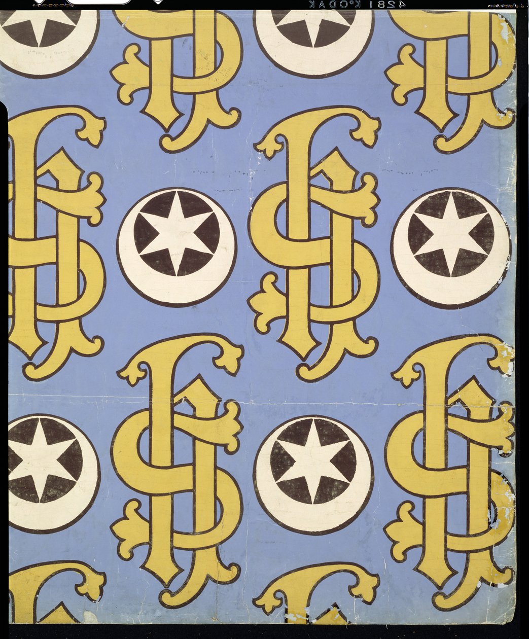 Star and Clef církevní design tapety od Augustus Welby Northmore Pugin